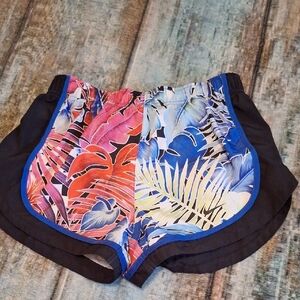 Nike Pink &  Blue Athletic Shorts Vibrant Design. NWOT Size Small